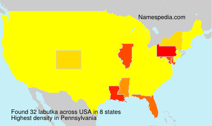 Surname labutka in USA Surname labutka in USA