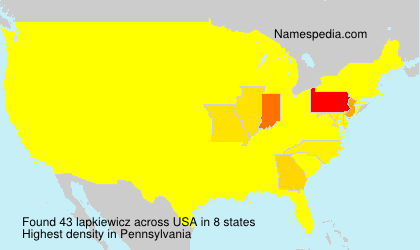 Surname lapkiewicz in USA Surname lapkiewicz in USA