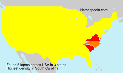 Surname laptos in USA Surname laptos in USA