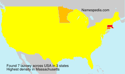 Surname lazowy in USA Surname lazowy in USA