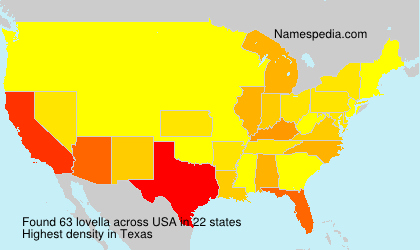 Surname lovella in USA Surname lovella in USA