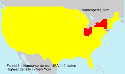 Surname lukianowicz in USA Surname lukianowicz in USA