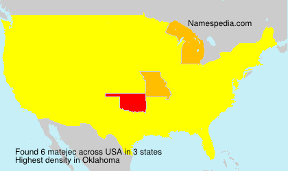 Surname matejec in USA Surname matejec in USA