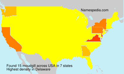 Surname moudgill in USA Surname moudgill in USA
