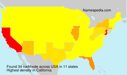 Surname narkhede in USA Surname narkhede in USA