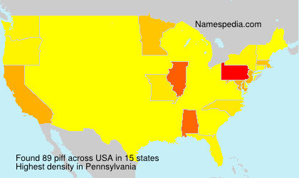 Surname piff in USA