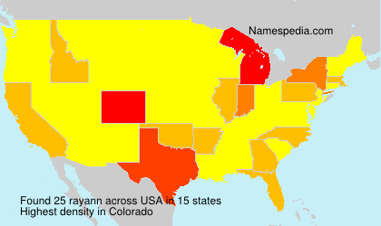 Surname rayann in USA Surname rayann in USA