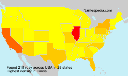 Surname rosy in USA Surname rosy in USA