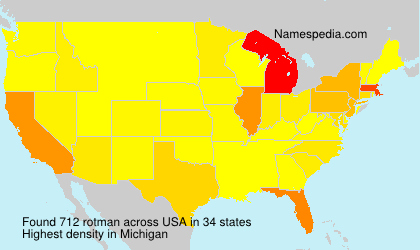 Surname rotman in USA Surname rotman in USA