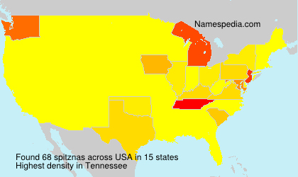 Surname spitznas in USA Surname spitznas in USA