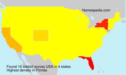 Surname steklof in USA Surname steklof in USA