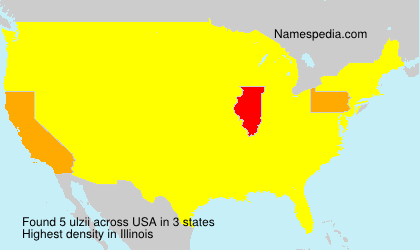 Surname ulzii in USA Surname ulzii in USA