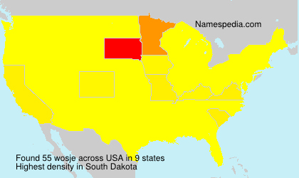 Surname wosje in USA Surname wosje in USA